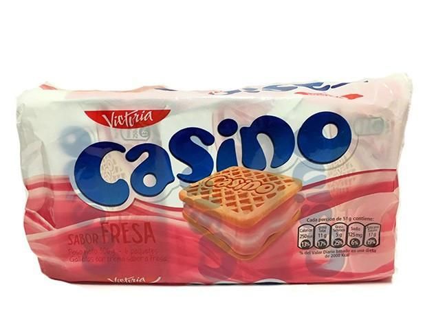 GALLETA CASINO FRESA PACK 6 UND.