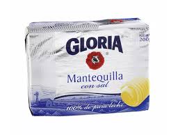 MANTEQUILLA GLORIA BARRA 200 GR. 