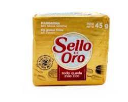 MARGARINA SELLO DE ORO BARRA 45 GR.