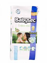 PAÑALES BABYSEC CUIDADO TOTAL &quot;XXG&quot; 36 UND. 