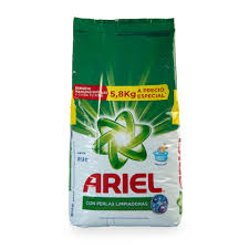 DETERGENTE ARIEL 5.8 KG.