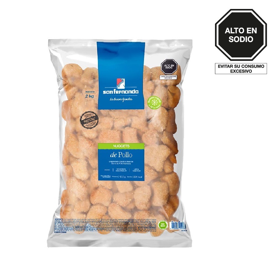 NUGGETS DE POLLO SAN FERNANDO BOLSA 2KG