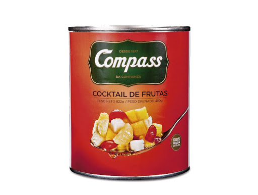 CONSERVA COMPASS COCKTAIL FRUTAS 820 GR. 