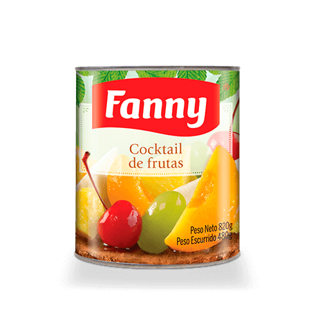 CONSERVA FANNY COCKTAIL FRUTAS 820 GR. 