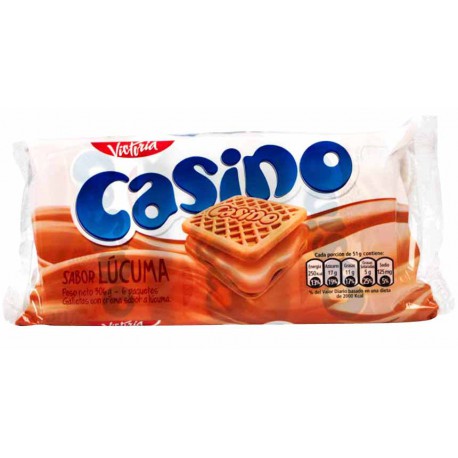 GALLETA CASINO LUCUMA PACK 6 UND.