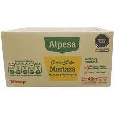MOSTAZA ALPESA BALDE 4 KG.