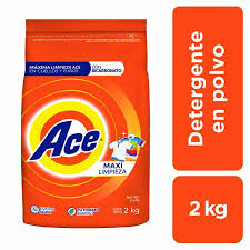 DETERGENTE EN POLVO ACE 2 KG.