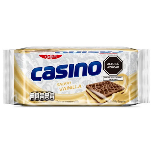 GALLETA CASINO VAINILLA PACK 6 UND.