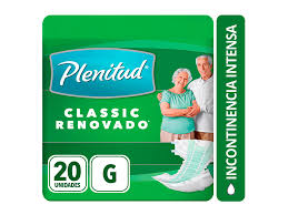 PAÑALES PLENITUD VERDE &quot;G&quot; 20 UND.