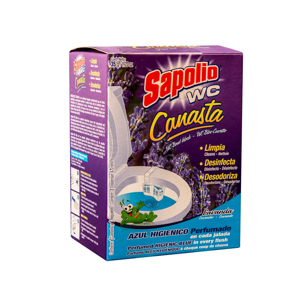 SAPOLIO WC CANASTA 3 LIMPIEZA SAPOLIO