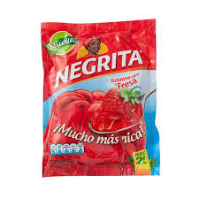 GELATINA NEGRITA FRESA .
