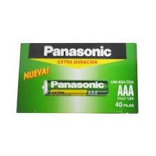 PILAS PANASONIC TRIPLE AAA.