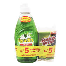 LAVA VAJILLA AYUDIN LIQUIDO LIMÓN 300 ML. 