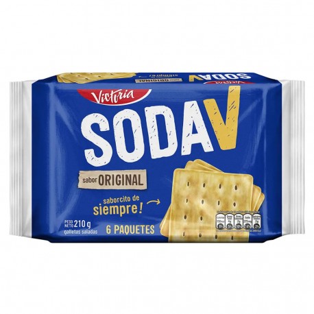 GALLETA SODA VICTORIA PACK 6 UND.