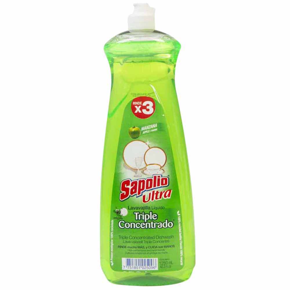 LAVA VAJILLA LIQUIDA SAPOLIO 750 ML.