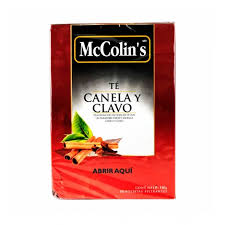 INFUSIONES MCCOLINS TE CANELA CLAVO 100 UND.