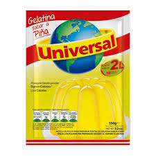 GELATINA UNIVERSAL PIÑA 130 GR.