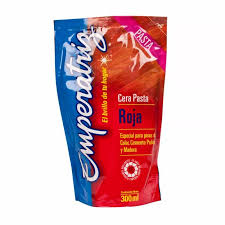 CERA ROJA EMPERATRIZ EN PASTA .