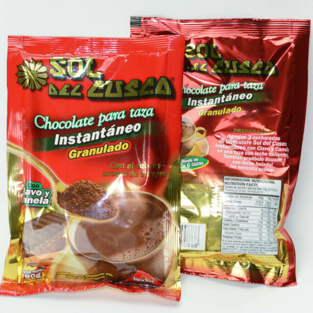 CHOCOLATE SOL DEL CUZCO POLVO 90 gr.