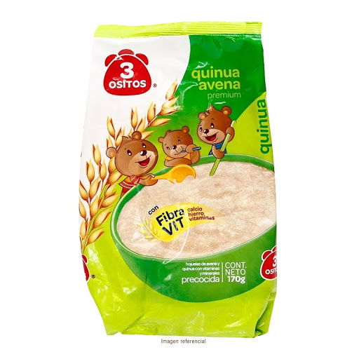 QUINUA AVENA 3 OSITO 170 GR.
