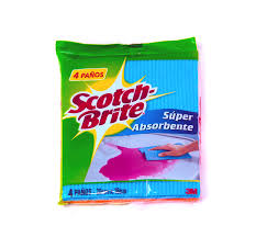 PAÑOS SCOTCH BRITE ABSORBENTE 4 UND.