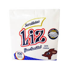SERVILLETAS LIZ DOBLADA 100UND 33*33. 