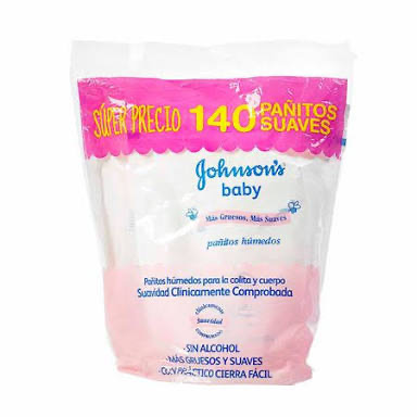 TOALLAS HUMEDAS JOHNSONS 140 UND.