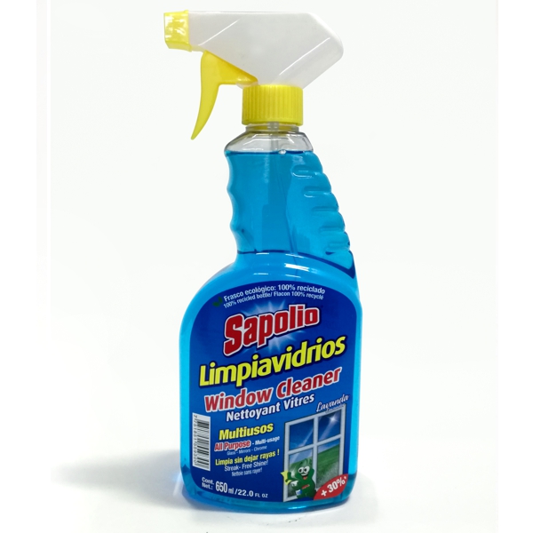 SAPOLIO LIMPIA VIDRIO  GATILLO 650 ML.