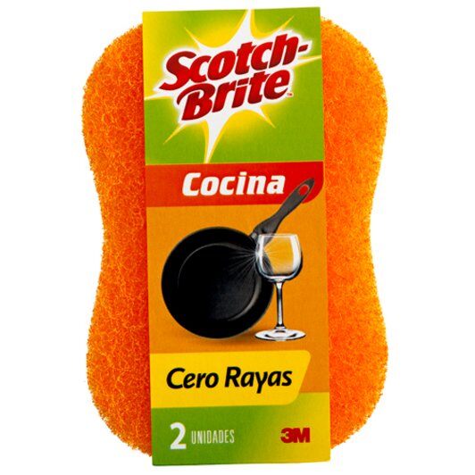 ESPONJA CERO RAYAS SCOTCH BRITE 1 UND.