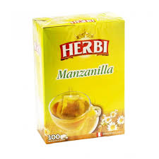  INFUSIONES HERBI MANZANILLA 100 UND.