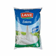 LECHE LAIVE FRESCA ENTERA BOLSA 900 ML.