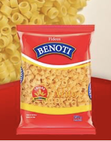 FIDEOS BENOTTI ARITO 250 GR.