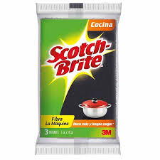 ESPONJA SCOTCH BRITE FIBRA LA MAQUINITA.