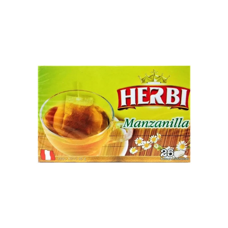 INFUSIONES HERBI MANZANILLA 25 UND. 