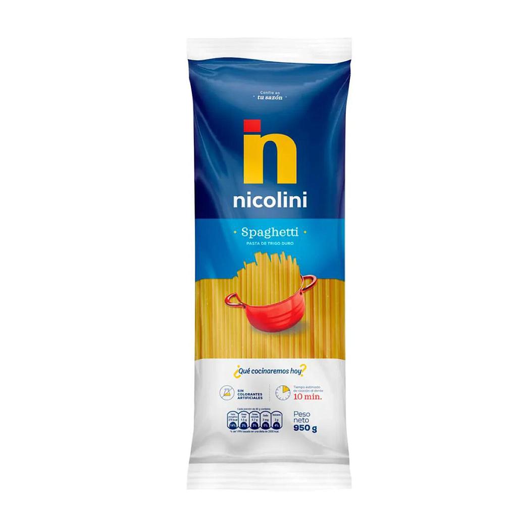 FIDEOS NICOLINI SPAGUETTI 950 GR.