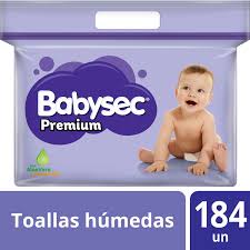 TOALLAS HUMEDAS BABYSEC PREMIUM 184 UND.