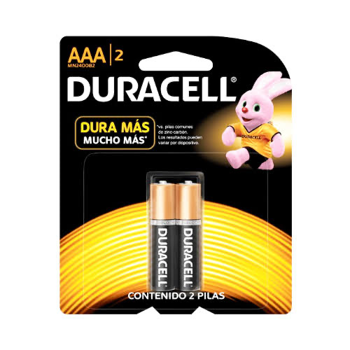 PILAS DURACELL TRIPLE AAA ALCALINA.