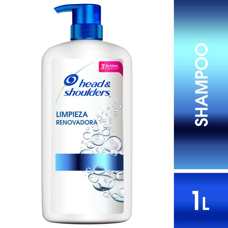 SHAMPOO H&amp;S  LIMPIEZA RENOVADORA 1 LT.