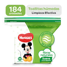 TOALLAS HUMEDAS HUGGIES LIMPIEZA EFECTIVA 184 UN.
