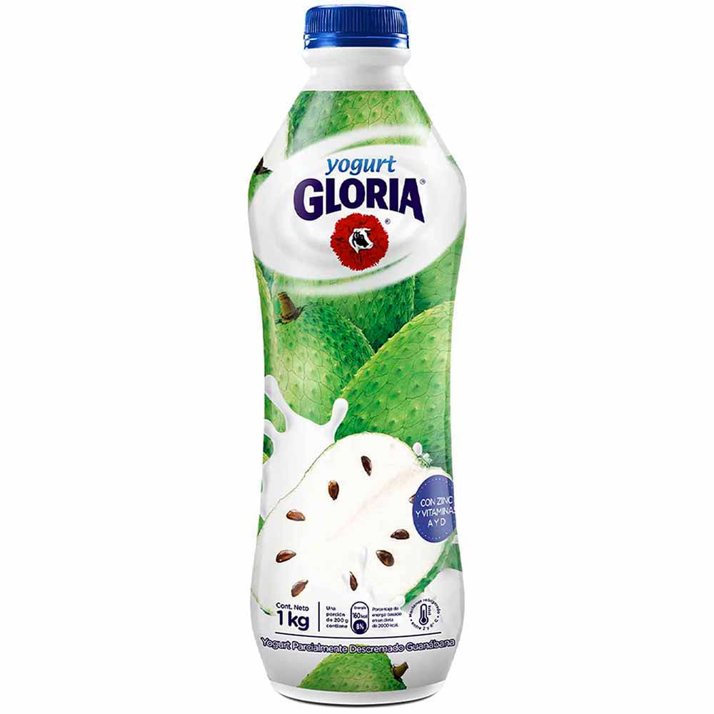 YOGURT GLORIA GUANABANA 1 LT.