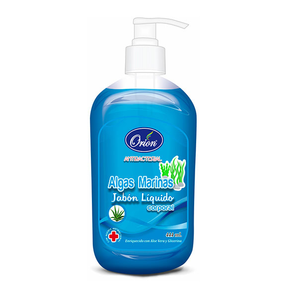 JABON LIQUIDO ORION ALGAS MARINAS 444 ML.