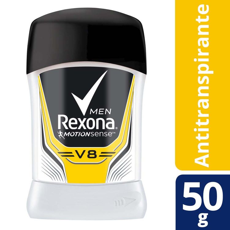 DESODORANTE REXONA BARRA V8 50 GR.